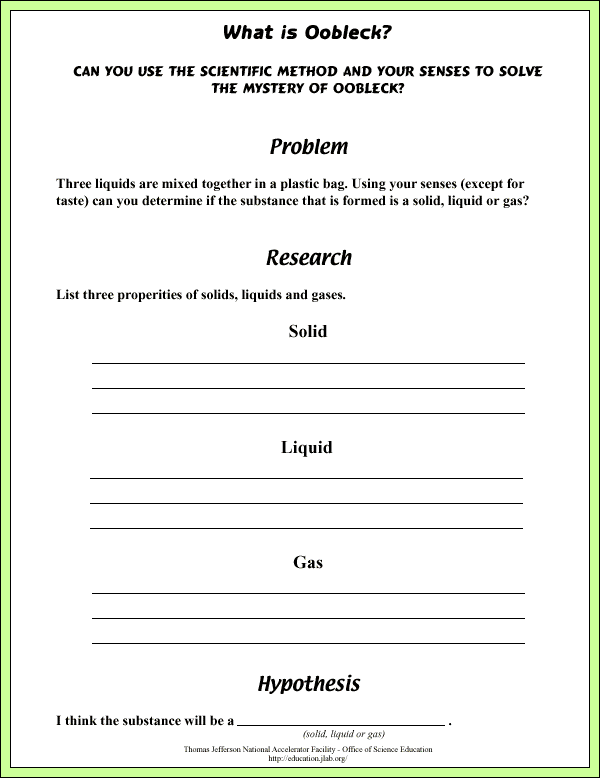 OOBLECK - Lab Pages - Problem