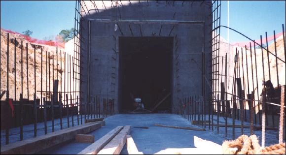 Experimental Hall B Beam Dump Walls - April 1991