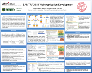 SAMTRAXS II Web Application Development