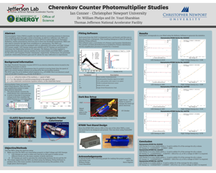 Cherenkov Counter Photomultiplier Studies