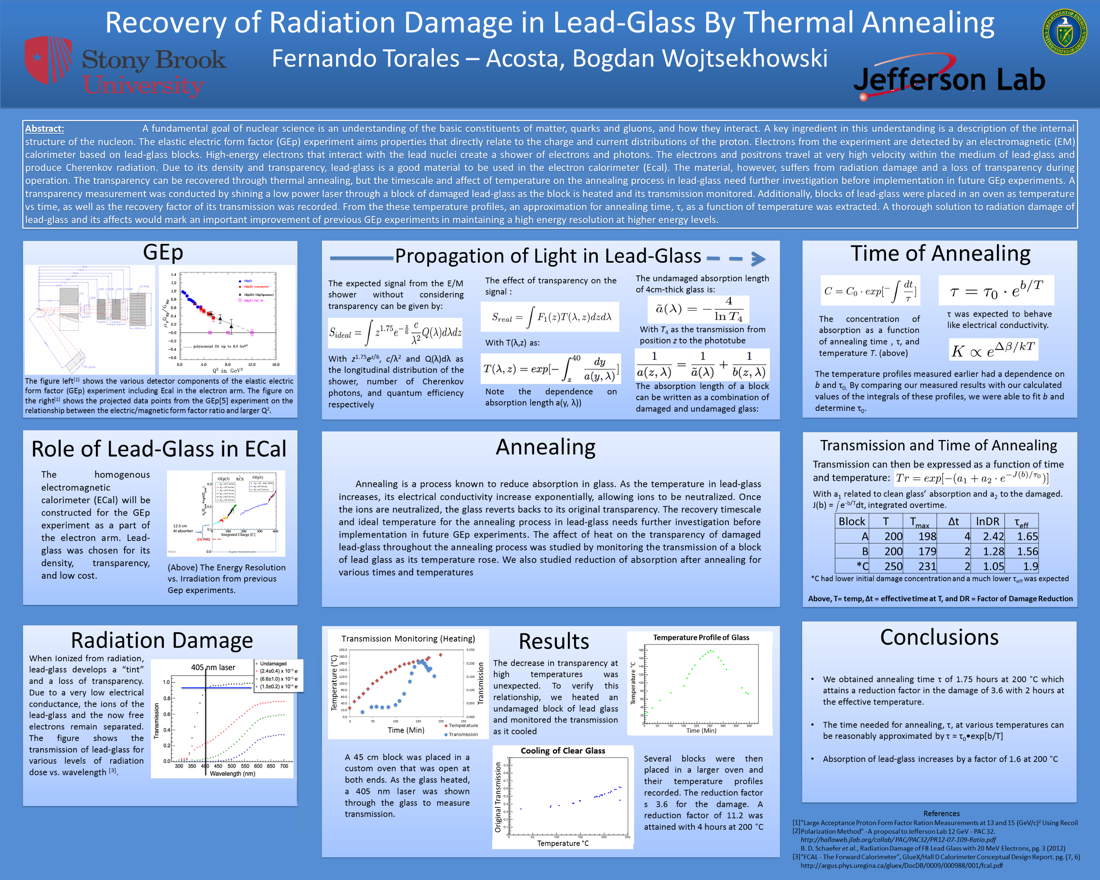 Recovery of Radiation Damage in Lead-Glass