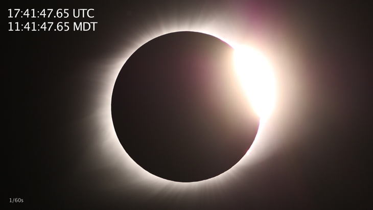 2017 Total Solar Eclipse - Third Contact Close-up
