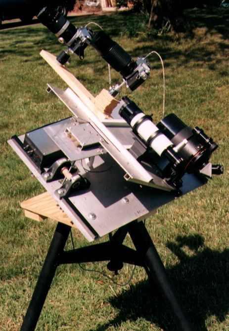 Type 4 Tracker - Showing two cameras, tracking scope and polar scope