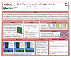 FCAL2 Lead Tungstate Crystal Cooling