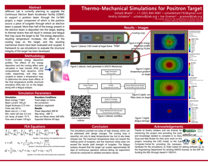 Thermo-Mechanical Simulations for Positron Target