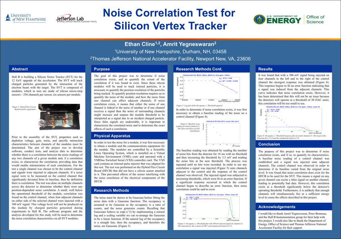 Noise Correlation Study for the Hall B Silicon Vertex Tracker