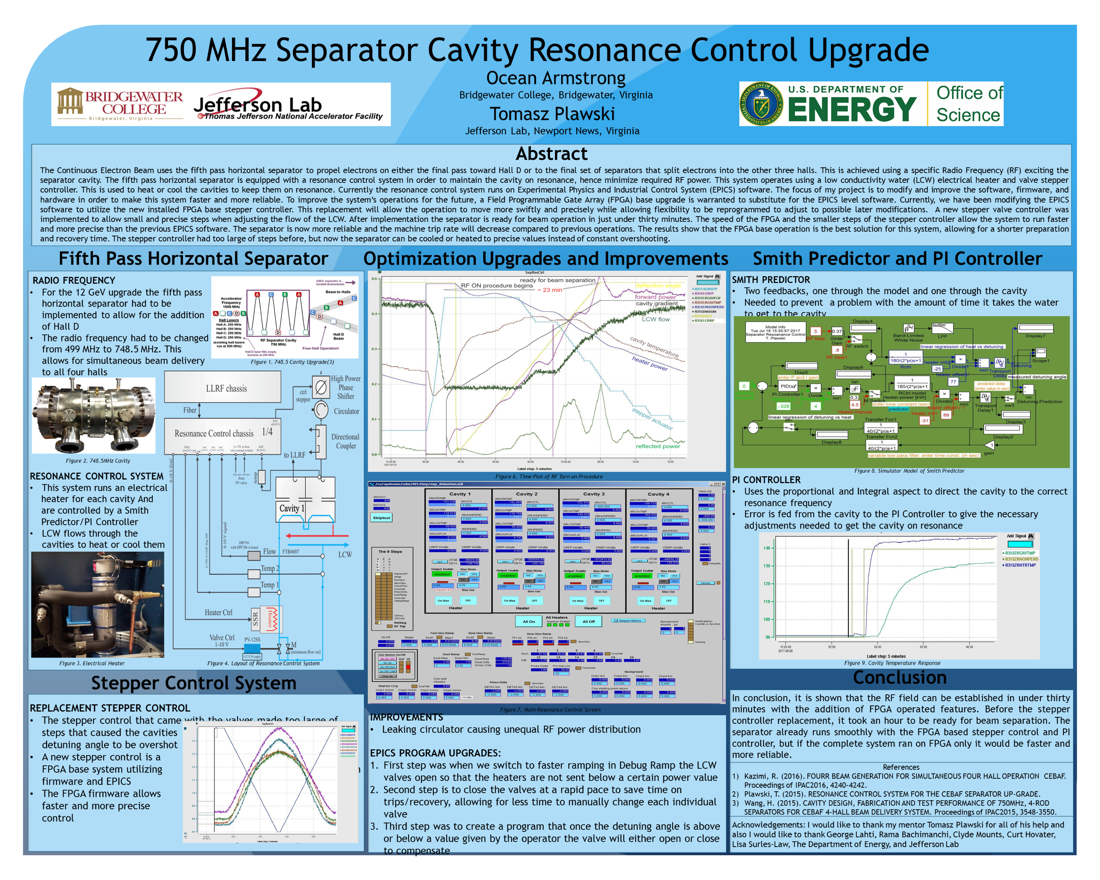 750 MHz Separator Cavity Resonance Control Upgrade