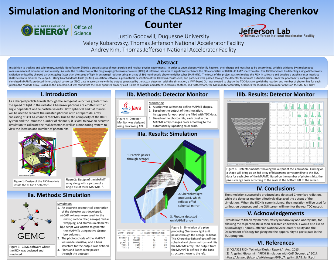 Simulation and Monitoring of the CLAS12<br>Ring Imaging Cherenkov Counter