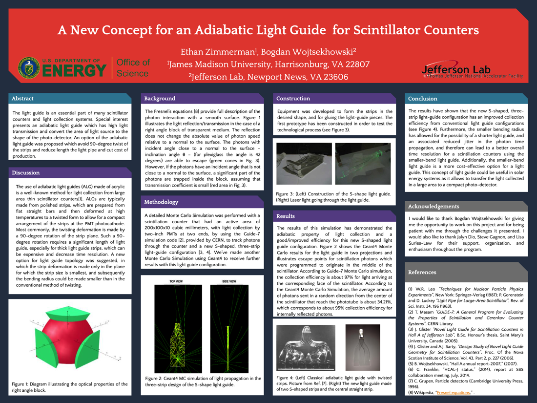 A New Concept for an Adiabatic Light Guide for Scintillator Counters
